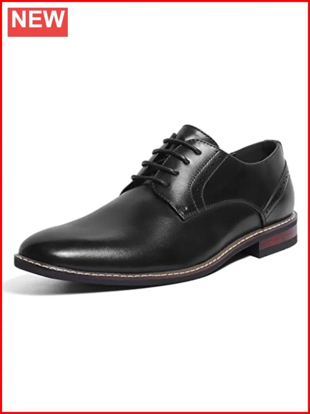 Men Formal Business Oxford Shoes Lace Up Dress Derby Latex Insole